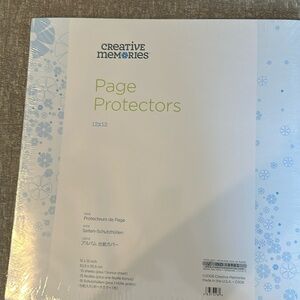 NEW Creative Memories 12 x 12 Page Protector for Flex- Hinge Album.